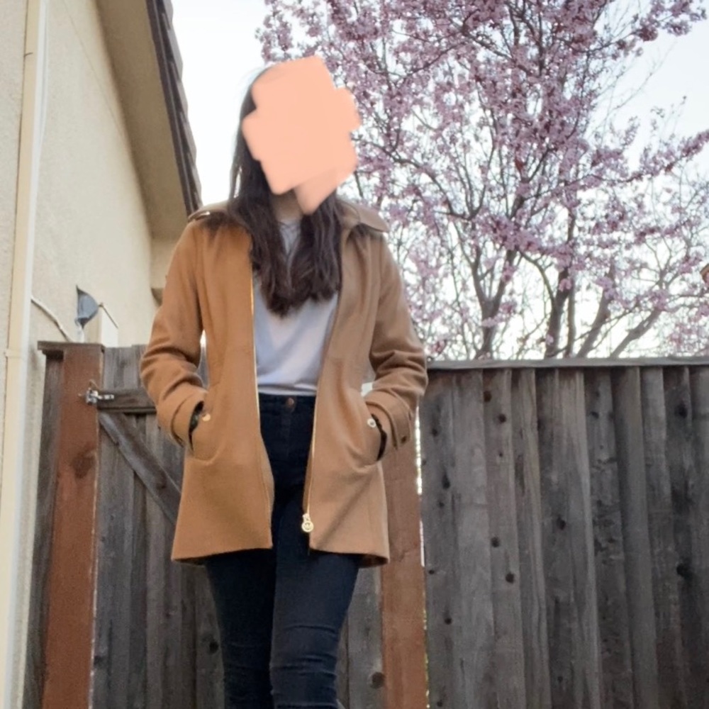 (EUC) Michael Kors Camel Wool Coat